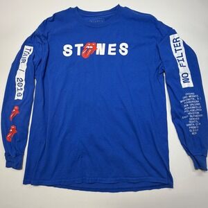 Rolling Stones No Filter Tour 2019 Long Sleeve Tee Men's XL Band Shirt